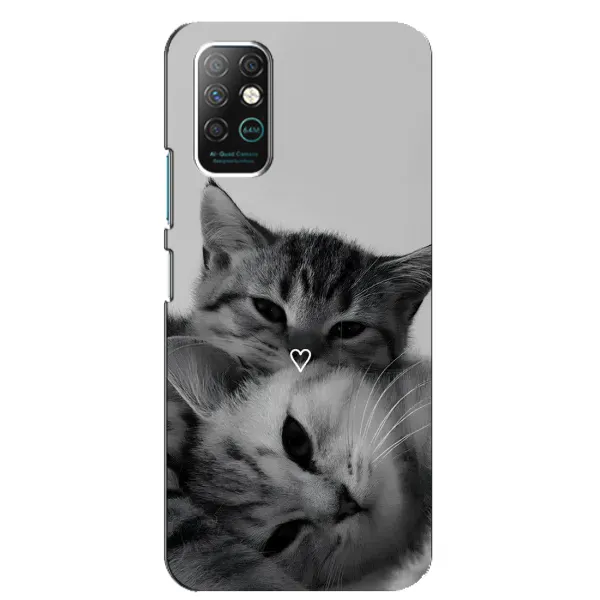 Чехол с принтом «Пара котов» для Infinix Note 8 Чехол с принтом «Пара котов» для Infinix Note 8