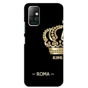 Чехлы для Infinix Note 8 (VPrint) - Футбольные клубы (Roma)