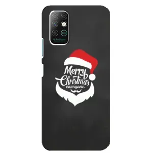 Рождественские Чехлы для Infinix Note 8 (VPrint) (Санта Крисмас)