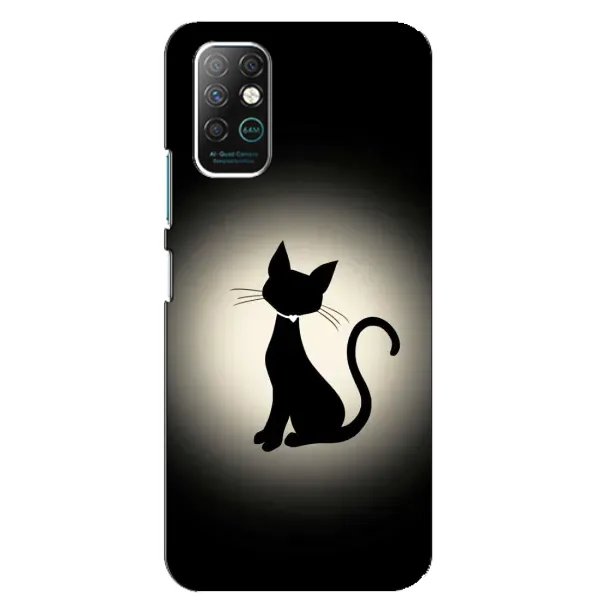 Чохол з принтом «Силует котика» для Infinix Note 8 Чохол з принтом «Силует котика» для Infinix Note 8