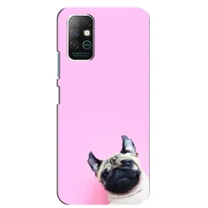 Чехлы с собаками для Infinix Note 8 (VPrint) (Смешная собака)