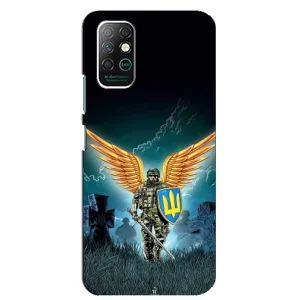 Чехлы с картинкой ЗСУ для Infinix Note 8 (AlphaPrint) (Солдат ЗСУ)