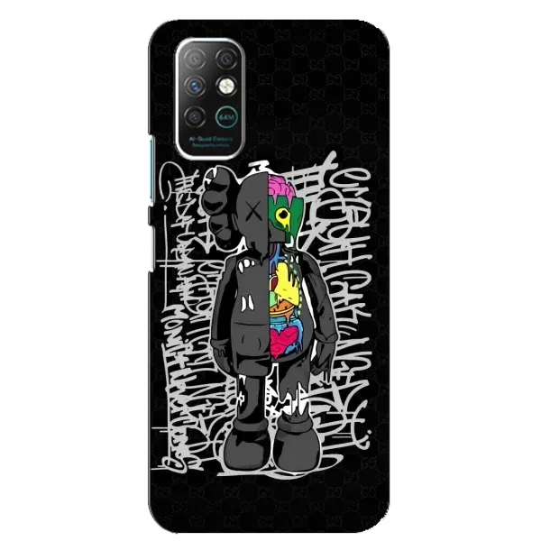 Чехол с принтом «Стиль Bearbrick» для Infinix Note 8