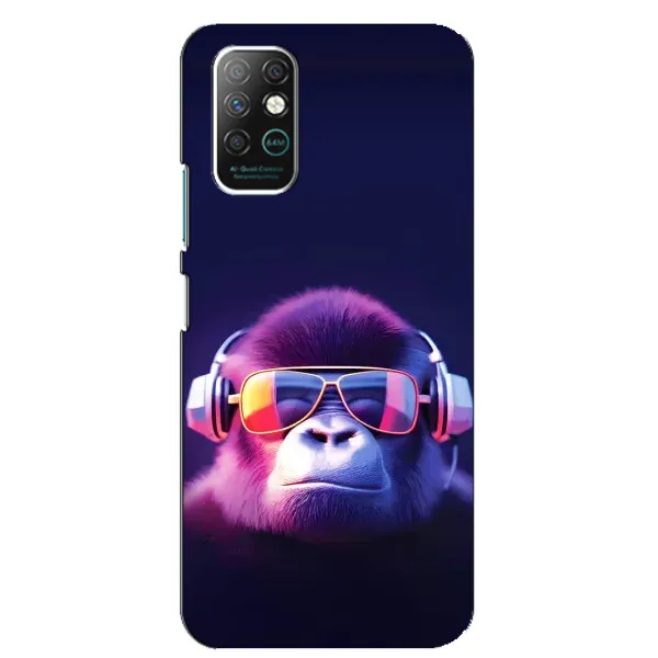 Чехол с принтом «Стильная обезьяна» для Infinix Note 8