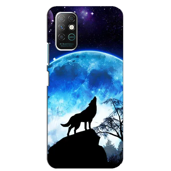 Чохол з принтом «Вовк на місяць» для Infinix Note 8 Чохол з принтом «Вовк на місяць» для Infinix Note 8