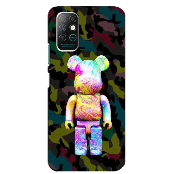 Чехол с принтом «Яркий Bearbrick» для Infinix Note 8