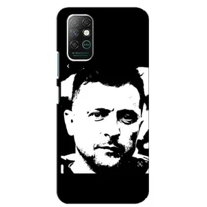 Чохол для Infinix Note 8 (AlphaPrint - с принтом Зеленського) (Зеленский АРТ)