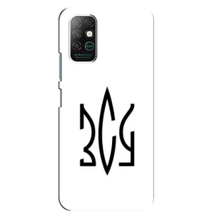 Чехлы для Infinix Note 8 Укр. Символика (AlphaPrint) (ЗСУ герб)