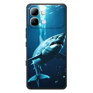 Чехол с картинкой «Хищники» для Infinix Note Edge (Акула под водой)