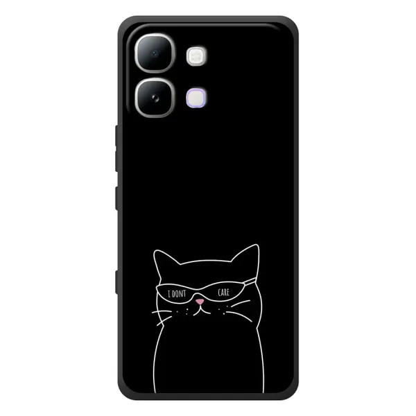 Чехол с принтом «Равнодушный кот» для Infinix Note Edge
