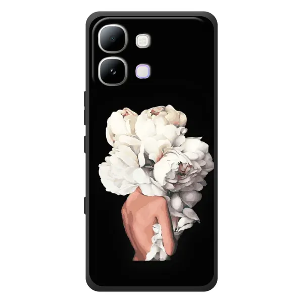 Чехол с принтом «Белые цветы» для Infinix Note Edge Чехол с принтом «Белые цветы» для Infinix Note Edge