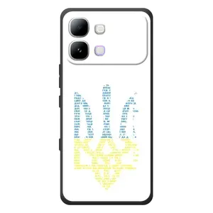 Чехлы для Infinix Note Edge  Укр. Символика (AlphaPrint) (Герб из букв)
