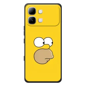 Чехол с Симпсонами для Infinix Note Edge (VPrint) (Гомер)