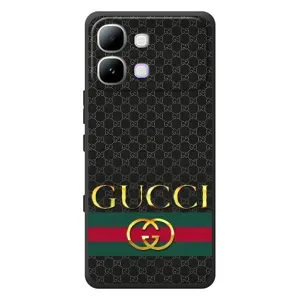 Чехлы ГУЧЧИ для Инфиникс Ноте Эдж (AlphaPrint) (Gucci оригинал)