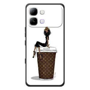 Чехлы Луи Витон для Infinix Note Edge (AlphaPrint - LOUIS VUITTON) (кофе LOUIS VUITTON)