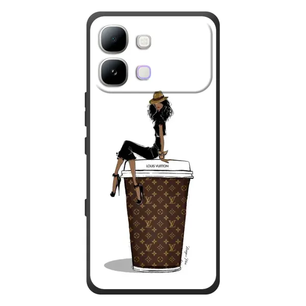 Чехол с принтом «кофе LOUIS VUITTON» для Infinix Note Edge Чехол с принтом «кофе LOUIS VUITTON» для Infinix Note Edge