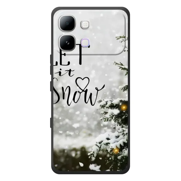 Чехол с принтом «Let it snow» для Infinix Note Edge