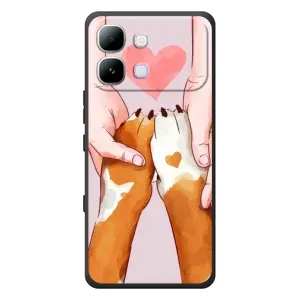 Чехлы с собаками для Infinix Note Edge (VPrint) (Любовь к собакам)