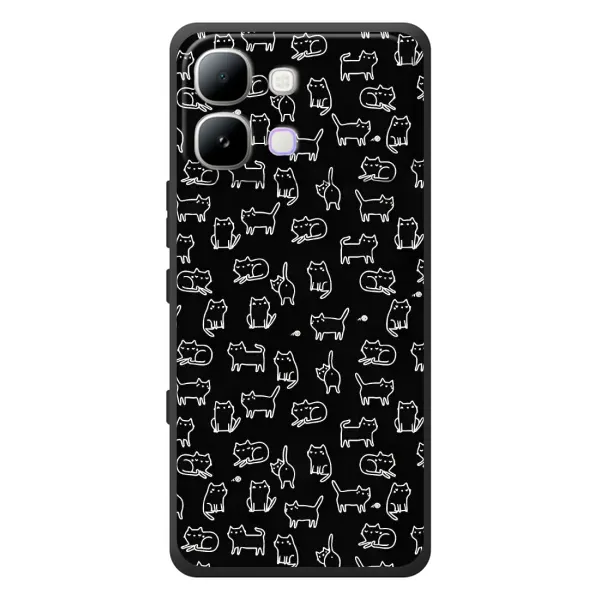 Чехол с принтом «Меленькие котики» для Infinix Note Edge Чехол с принтом «Меленькие котики» для Infinix Note Edge