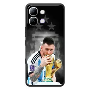 Чехлы для Infinix Note Edge (Leo чемпион) (AlphaPrint) (Месси Чемпион)