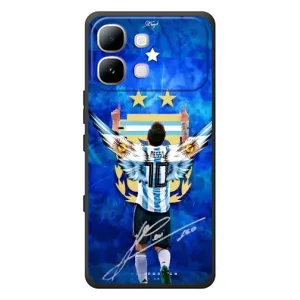 Чехлы для Infinix Note Edge (Leo чемпион) (AlphaPrint) (Месси сборная)