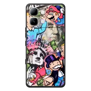 Чехлы с крутыми принтами для Infinix Note Edge - (PREMIUMPrint) (Monopoly man)