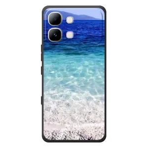Силиконовый чехол с КАРТИНКАМИ лето для Infinix Note Edge (AlphaPrint) (Море)
