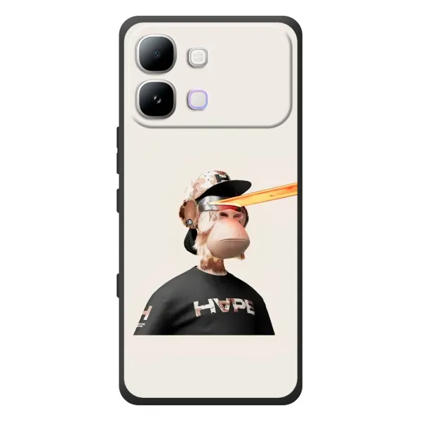Чехол с принтом «обезьяна NFT в очках» для Infinix Note Edge