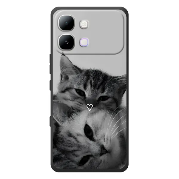 Чехол с принтом «Пара котов» для Infinix Note Edge