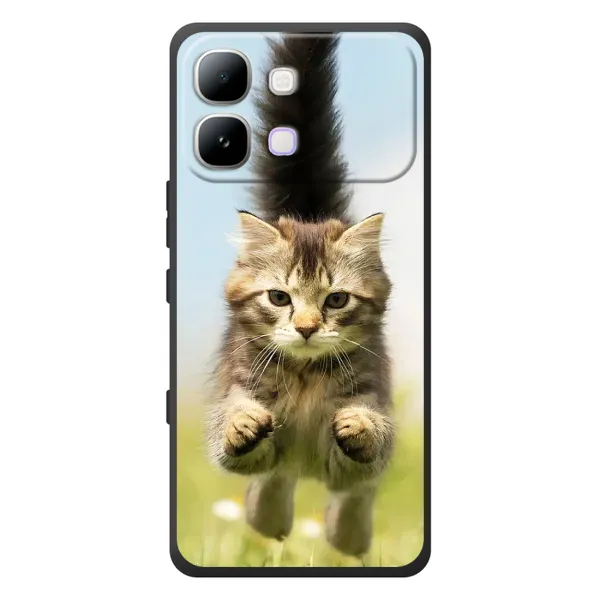 Чохол з принтом «Прижок кота» для Infinix Note Edge Чохол з принтом «Прижок кота» для Infinix Note Edge