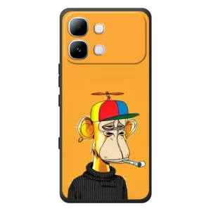 Чехлы с Обезьянами NFT для Infinix Note Edge (AlphaPrint) (Скучающая Обезьяна NFT)