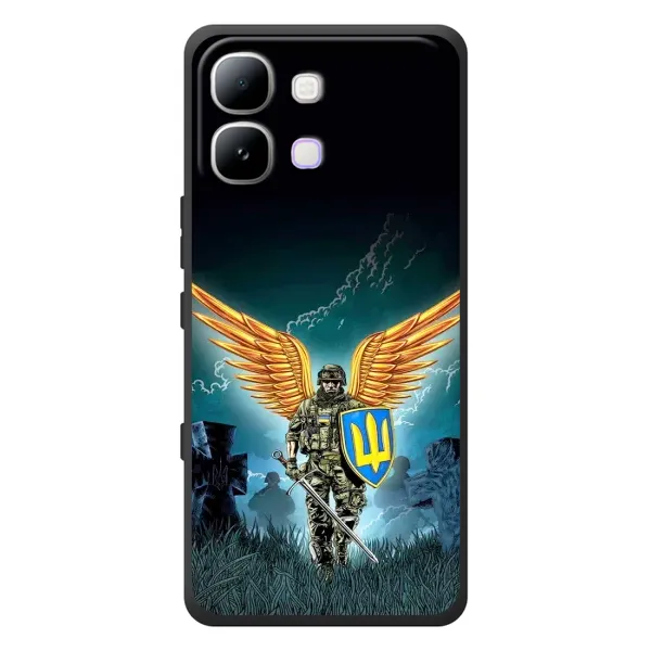 Чехол с принтом «Солдат ЗСУ» для Infinix Note Edge Чехол с принтом «Солдат ЗСУ» для Infinix Note Edge