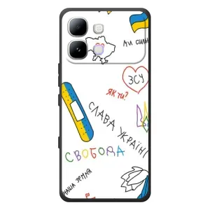 Чехол с принтом «Стикер» для Infinix Note Edge
