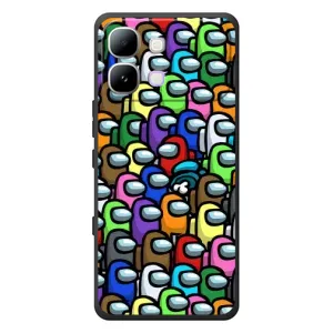 Чехол Амонг Ас для Infinix Note Edge (AlphaPrint) (Убит)