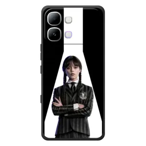 Чехлы Венсдей на Infinix Note Edge Уэнсдей (AlphaPrint) (W-Wednesday)