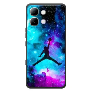 Чехлы для Infinix Note Edge - с картинкой JORDAN (AlphaPrint) (Яркий Джордан)