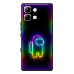 Чехол Амонг Ас для Infinix Note Edge (AlphaPrint) (Яркий скин)