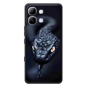 Чехол с картинкой «Хищники» для Infinix Note Edge (Черная змея)