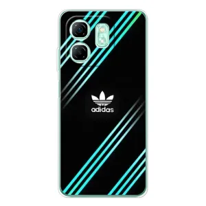 Чохли Адидас для Infinix Smart 10 HD (AlphaPrint) (Адідас з полосами)