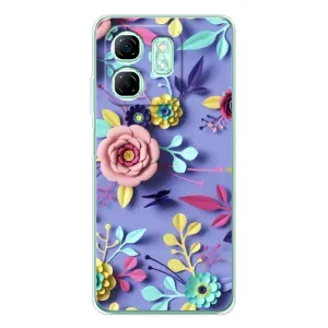Чохли з квітами для Infinix Smart 10 HD (VPrint) (Дизайн квітів)