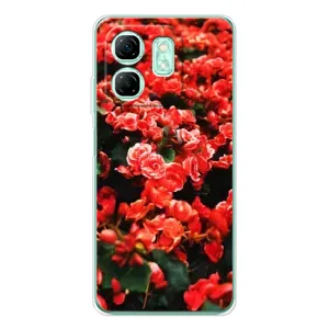 Чохли з квітами для Infinix Smart 10 HD (VPrint) (Квіти червоні)