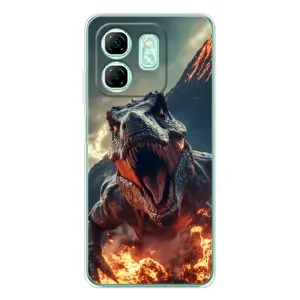 Чохол з картинкою 'Хижаки' для Infinix Smart 10 HD (Вогняний динозавр)