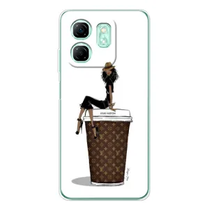 Чохли Луі Вітон для Infinix Smart 10 HD (AlphaPrint - LOUIS VUITTON) (кава LOUIS VUITTON)
