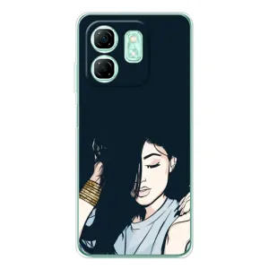 Чохол з друком для Infinix Smart 10 HD - (Мода) (AlphaPrint) (Гарна дівчина)