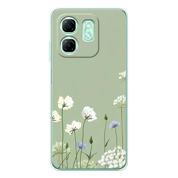 Чохол з принтом «Квіти на зеленому» для Infinix Smart 10 HD