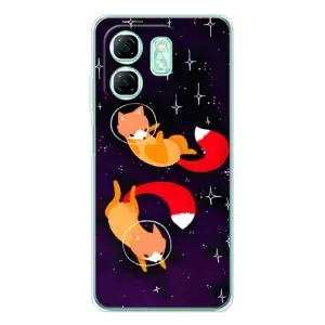 Чохли з картинкою Лисичка для Infinix Smart 10 HD (VPrint) (Лисички космонавти)