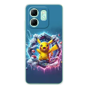 Чохол з Пікачу на Infinix Smart 10 HD (Лого Пікачу)