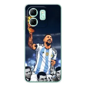 Чохли для Infinix Smart 10 HD (Leo чемпіон) (AlphaPrint) (Мессі з кубком)