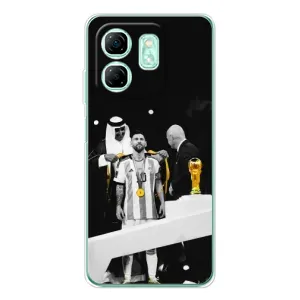 Чохли для Infinix Smart 10 HD (Leo чемпіон) (AlphaPrint) (Мессі коронований)