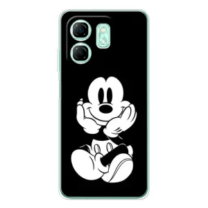 Міккі Маус чохол для Infinix Smart 10 HD (AlphaPrint - Мультяшні) (Маус на чорному)